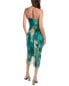 Jl Luxe Strapless Maxi Dress Women's Green M