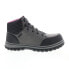 Фото #1 товара Skechers Mccoll Composite Toe 108004 Womens Gray Nubuck Lace Up Work Boots
