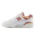 Фото #3 товара New Balance Women's 550 White/Pink/Orange Size 10.5 B