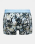 Фото #2 товара Jack & Jones 3 pack trunks in flower print in multi