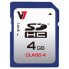 Фото #1 товара V7 SDHC Memory Card 4GB Class 4 - 4 GB - SDHC - Class 4 - 10 MB/s - 4 MB/s - Multicolour