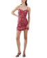 ფოტო #3 პროდუქტის Women's Andrea Ennis Satin Dress