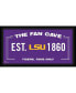 LSU Tigers Framed 10" x 20" Fan Cave Collage