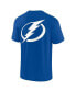 Фото #2 товара Men's and Women's Blue Tampa Bay Lightning Super Soft Short Sleeve T-shirt