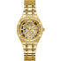 Фото #1 товара Guess Damen Armbanduhr Allara Multifunktion skeleton Gold GW0604L2