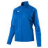 Puma Liga Full Zip Training Jacket Womens Blue Casual Athletic Outerwear 655689-