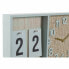 Фото #2 товара Настенное часы DKD Home Decor Зеленый Деревянный полипропилен Пластик Деревянный MDF Тропический 40 x 5 x 24 cm (2 штук)