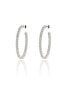 Фото #1 товара Cubic Zirconia Hoop Earrings