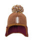 Infant Boys and Girls Brown Washington Commanders Football Head Knit Hat with Pom
