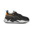 Фото #2 товара Puma RsX 3D Lace Up Youth Boys Black Sneakers Casual Shoes 39082901