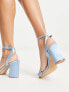 Фото #3 товара Be Mine Wink heeled sandals in blue