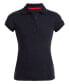 ფოტო #1 პროდუქტის Big Girls Uniform Short Sleeve Interlock Polo Shirt