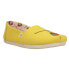 Фото #2 товара TOMS Alpargata Slip On Womens Yellow Flats Casual 10018389T