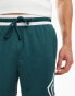 Jordan diamond mesh shorts in dark green