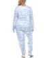 ფოტო #2 პროდუქტის Plus Size Lounge Set, 2-Piece