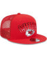 Фото #4 товара Men's Red Kansas City Chiefs Grade Trucker 9FIFTY Snapback Hat