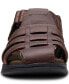 ფოტო #5 პროდუქტის Men's Walkford Fish Tumbled Leather Sandals