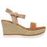 Фото #1 товара VANELi Caly Wedge Womens Brown Casual Sandals 308663