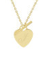 Фото #1 товара brook & york isabel Initial Heart Toggle Necklace