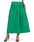 Plus Size Foldover Maxi Skirt With Pockets