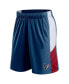 Фото #3 товара Men's Navy Houston Texans Prep Colorblock Shorts