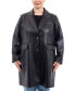 ფოტო #1 პროდუქტის Plus Size Faux-Leather Jacket