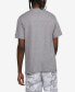 ფოტო #2 პროდუქტის Men's Short Sleeves Piecemeal T-shirt
