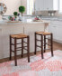 Фото #6 товара Linon Home Decor Katica Counter Stool, Set of 2