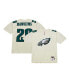 Men's Brian Dawkins Cream Philadelphia Eagles Chainstitch Legacy Jersey