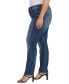 ფოტო #3 პროდუქტის Plus Size Suki Mid Rise Straight Leg Jeans