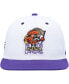ფოტო #3 პროდუქტის Men's White, Purple Los Angeles Lakers Kurt Rambis Two-Tone Snapback Hat