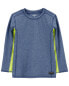 Фото #3 товара Kid Active Colorblock Long-Sleeve Tee - Blue 5