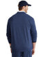 Men's Big & Tall Luxury Jersey Baseball Jacket