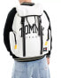 Tommy Jeans sport flap backpack in white