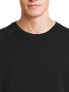 Фото #4 товара Athletic Works T-Shirt Men's 5XL Black Polyester Stretch Round Neck Long Sleeve