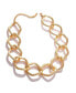 ფოტო #1 პროდუქტის Women's Gold Metallic Chain-link Necklace