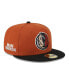 ფოტო #1 პროდუქტის Men's Rust, Black Dallas Mavericks Two-Tone 59FIFTY Fitted Hat