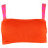Puma Logo Bandeau Bikini Top Womens Orange Casual Athletic 85926302