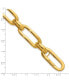 ფოტო #2 პროდუქტის 18k Yellow Gold Semi-solid Fancy Link Chain Bracelet