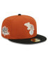 ფოტო #1 პროდუქტის Men's Orange, Black Oakland Athletics 59FIFTY Fitted Hat