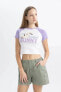 Фото #5 товара Kadın T-shirt Lila C5721ax/pr251