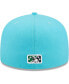 Фото #5 товара Men's Aqua, Black Chivos de Hartford Copa De La Diversion 59FIFTY Fitted Hat