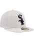 Men's Khaki Chicago White Sox Stone Dim Undervisor 59FIFTY Fitted Hat