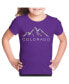 ფოტო #1 პროდუქტის Big Girl's Word Art T-shirt - Colorado Ski Towns