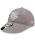 ფოტო #5 პროდუქტის Men's Gray Chicago Bears Core Classic 2.0 9TWENTY Adjustable Hat