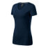 Фото #1 товара Malfini Action V-neck T-shirt W MLI-70102 navy blue