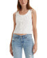 ფოტო #1 პროდუქტის Women's Shane Cotton Tie-Neck Button-Front Top