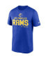 Фото #3 товара Men's Royal Los Angeles Rams Legend Community Performance T-shirt