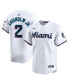 Фото #1 товара Men's Jazz Chisholm Jr. White Miami Marlins Home Limited Player Jersey