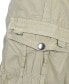 Фото #4 товара Men's Vintage-Like Cotton Cargo Belted Shorts